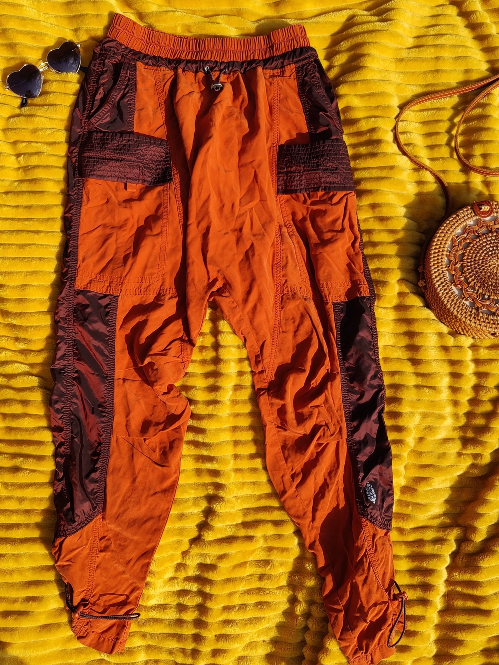 FREE PEOPLE MOVEMENT TRICKED OUT PANTS - RED EARTH COMBO